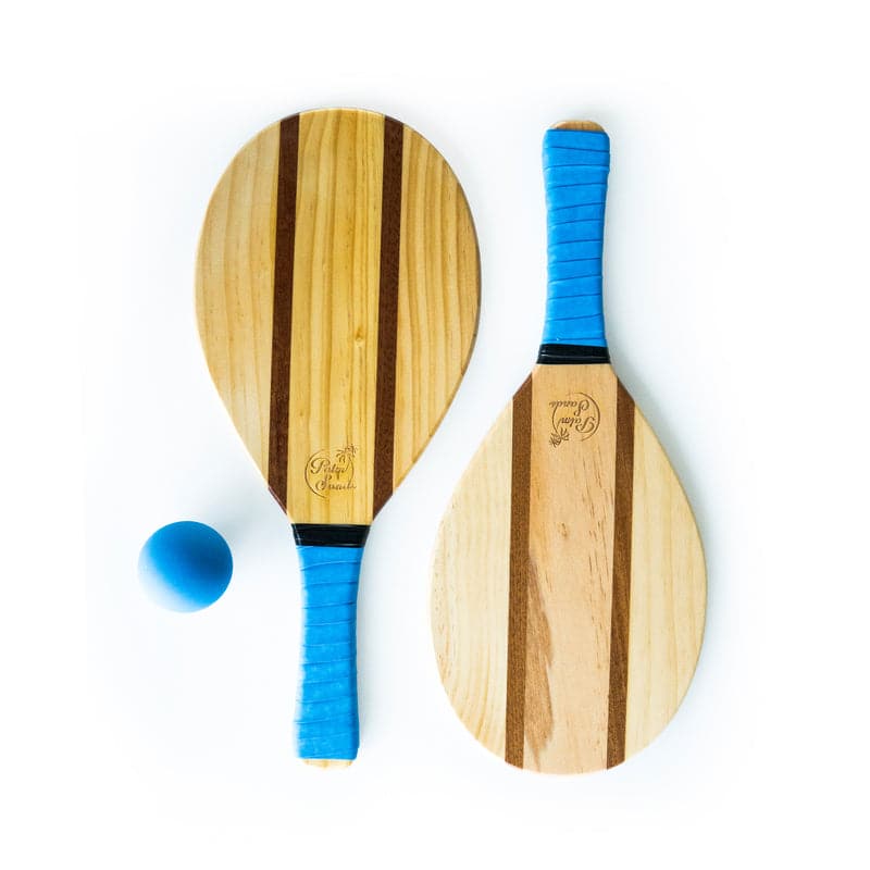 Palm Sands Beach Paddel Set - Solid Wood - Athletix.ae