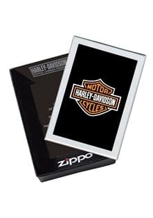 Zippo 28688 Harley Davidson High Polish Chrome Windproof Lighter, Classic Model, Silver - OUTBACK