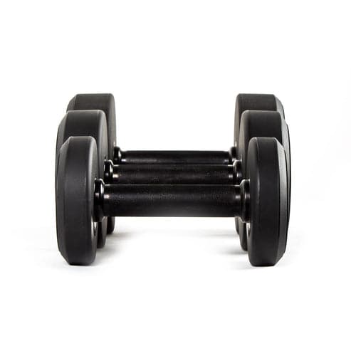 Combo, York, Urethane Dumbbell Set 2.5Kg-25Kg, Black - Athletix.ae