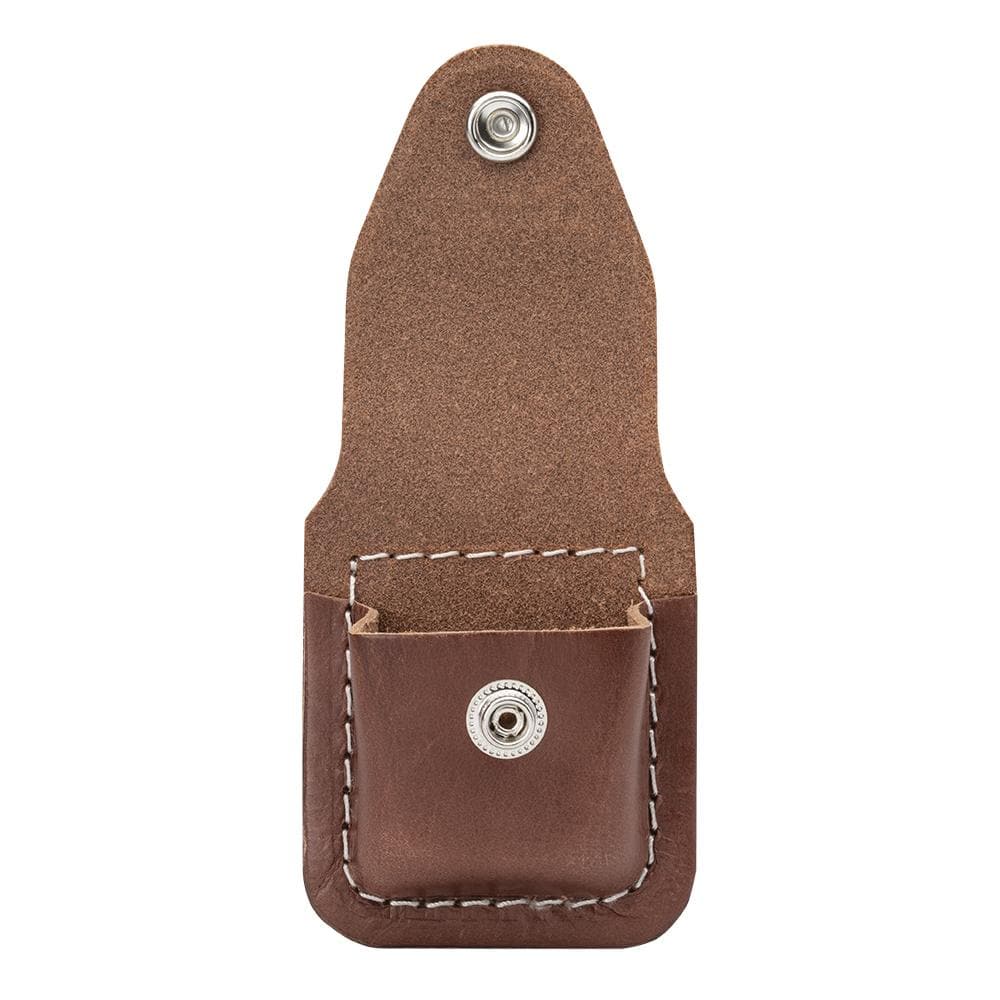 Zippo LPCB Lighter Leather Pouch Clip Brown, Classic Model, Brown - OUTBACK