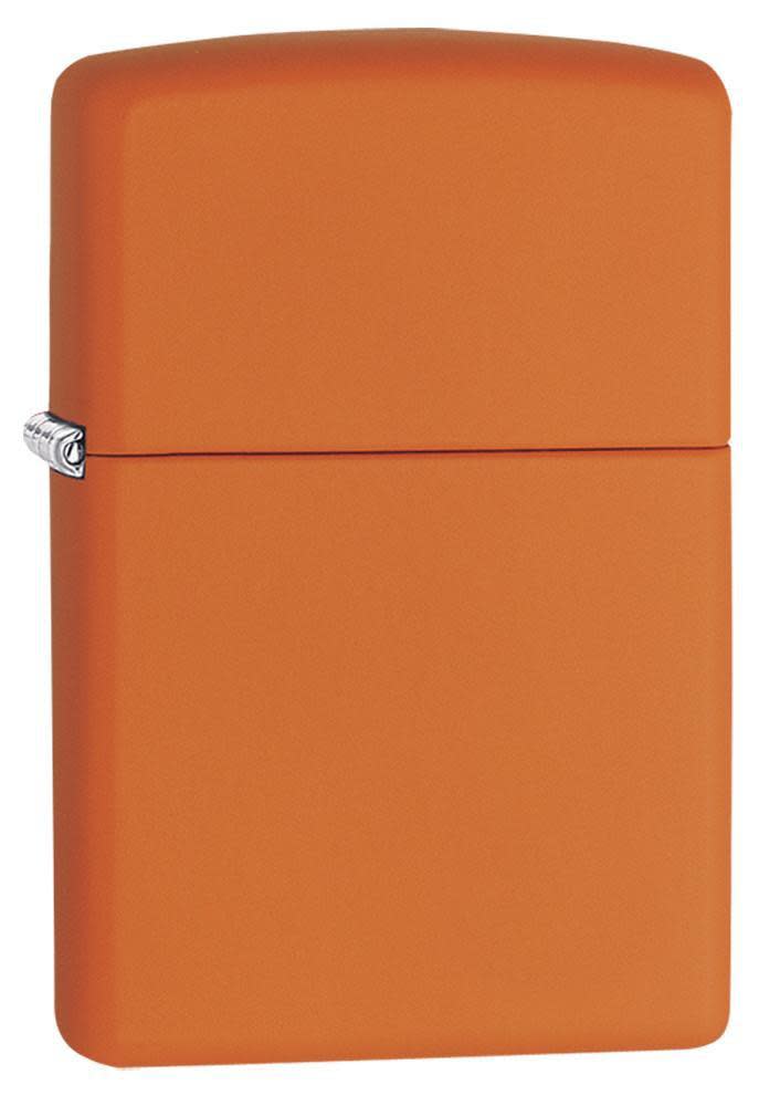 Zippo 231 Classic Orange Matte Windproof Lighter, Classic Model, Orange - OUTBACK