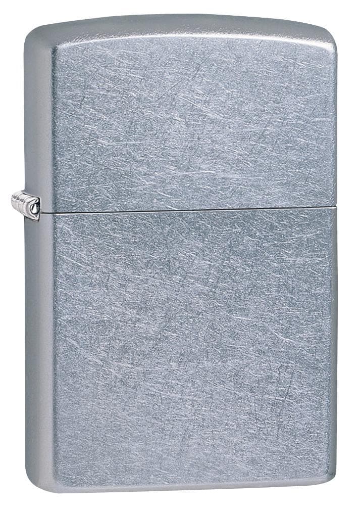 Zippo 207 Classic Street Chrome Windproof Lighter, Classic Model, Silver - OUTBACK