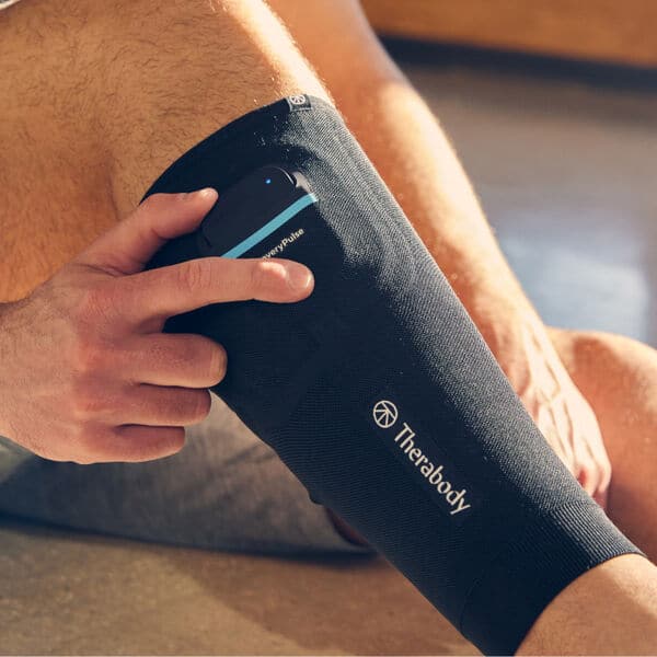 Theragun, Recoverypulse Calf Sleeve Medium, Black - Athletix.ae