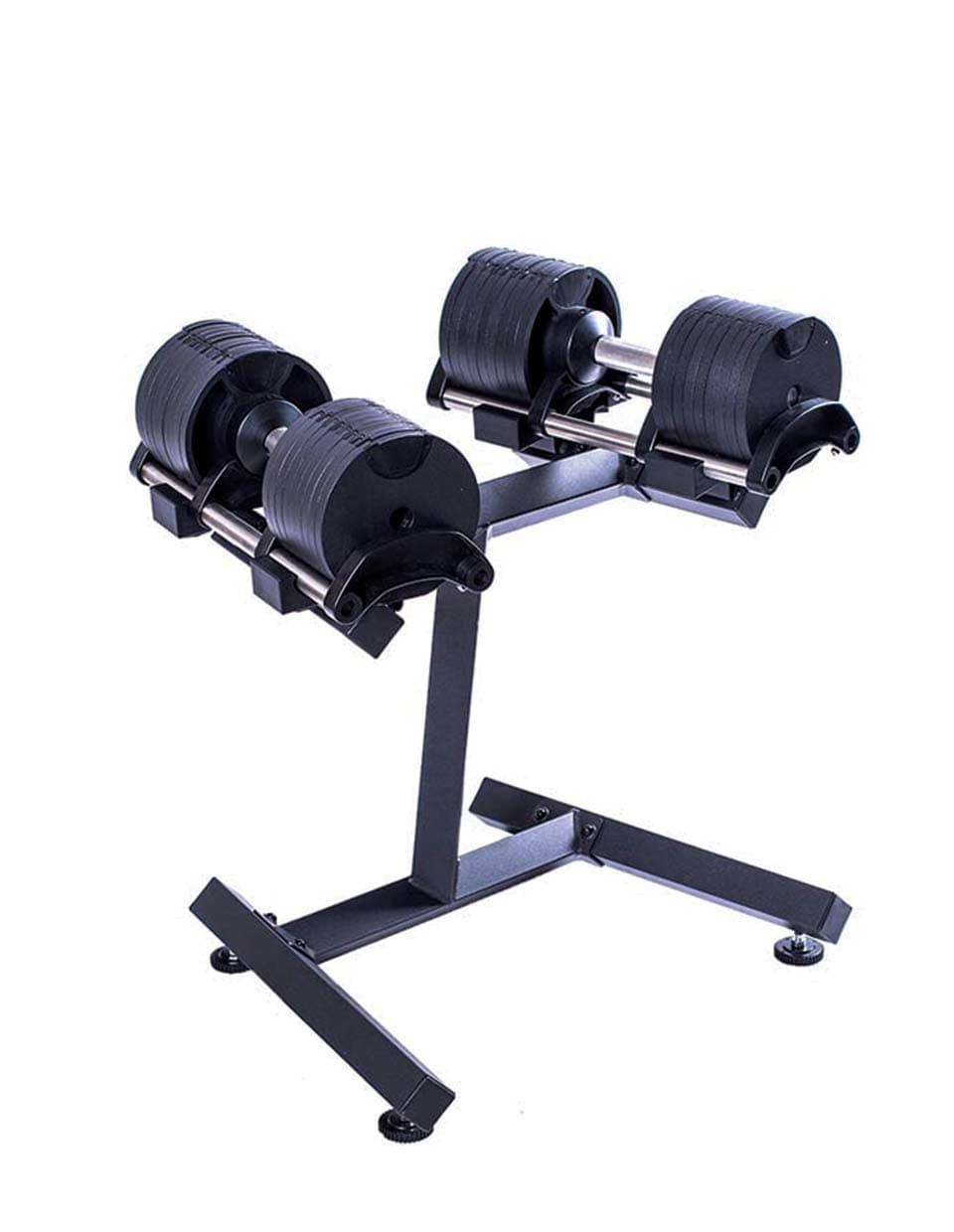 LivePro Adjustable Dumbbells With Rack 2 to 32Kg - Athletix.ae