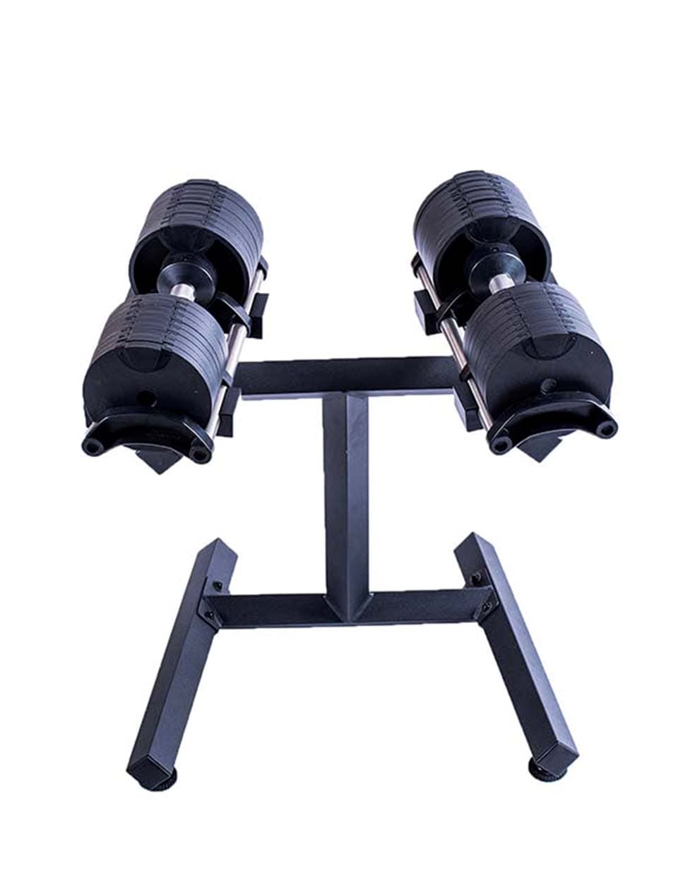 LivePro Adjustable Dumbbells With Rack 2 to 32Kg - Athletix.ae