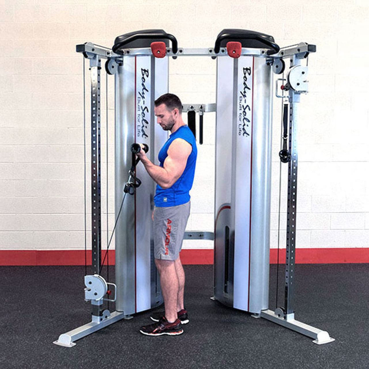 Body Solid Pro ClubLine Series 2 Functional Trainer with Dual 310 lb Stacks - Athletix.ae