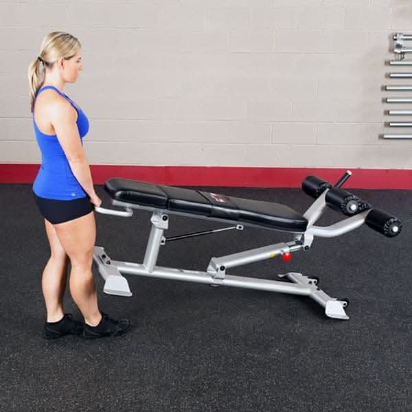 Body Solid Pro Clubline Ab Bench, SAB500 - Athletix.ae