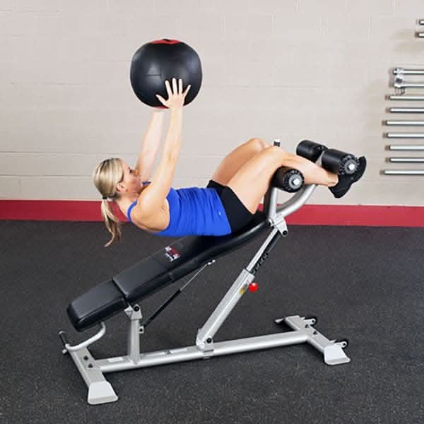 Body Solid Pro Clubline Ab Bench, SAB500 - Athletix.ae