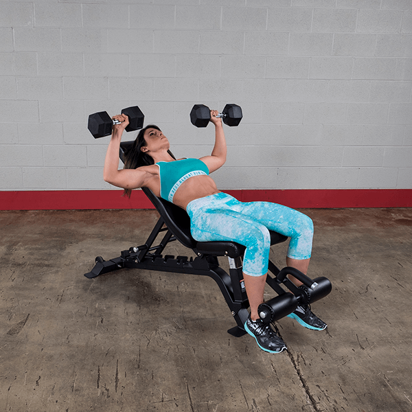 Body Solid Full Commercial Adjustable Bench, SFID425 - Athletix.ae