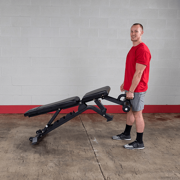 Body Solid Full Commercial Adjustable Bench, SFID425 - Athletix.ae