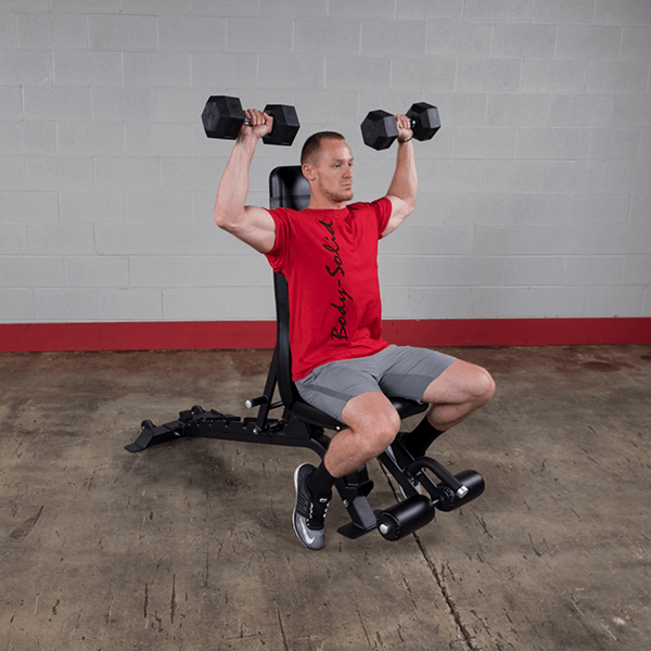 Body Solid Full Commercial Adjustable Bench, SFID425 - Athletix.ae