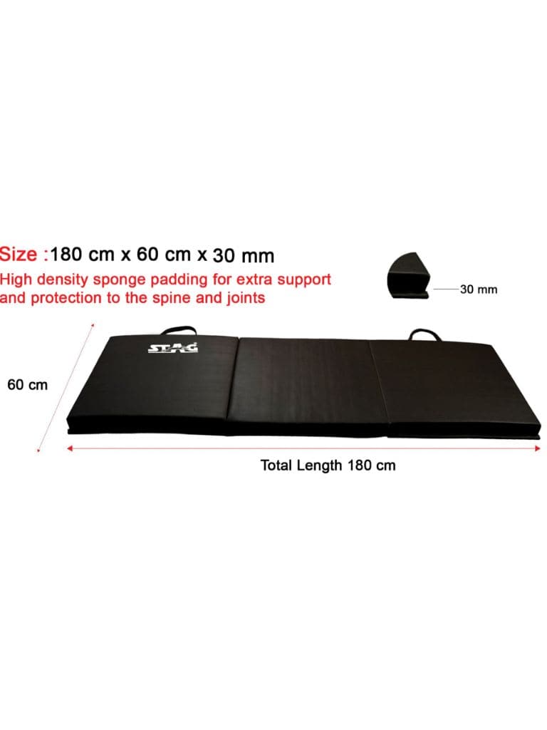 Stag Tri Fold 6X2 Foldable Fitness Mat - Athletix.ae