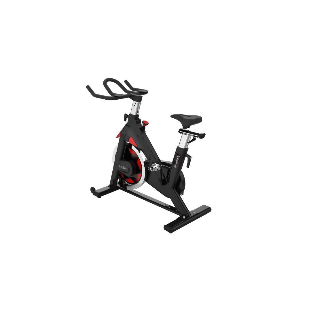 SHUA Commercial Spin Bike SH B8860S Silver Gray Black