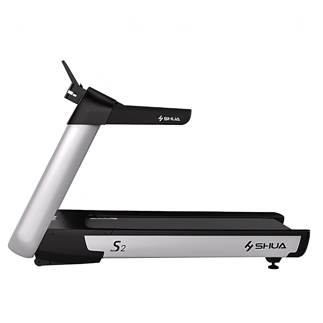 SHUA, Commercial Treadmill SH-T9100, Silver Gray, Black - Athletix.ae