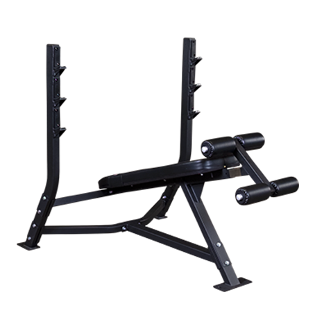 Body Solid SODB250 Decline Olympic Bench – Commercial Chest Press Station