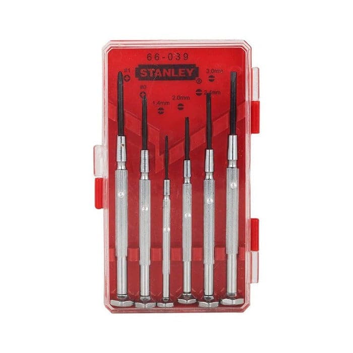 Shop for Stanley 6 pc Precision Screwdriver Set on outback.ae