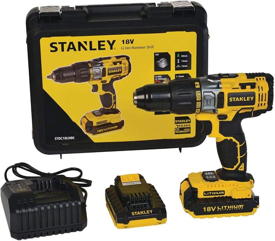 Shop for Stanley 18V Li-Ion Hammer Drill on outback.ae