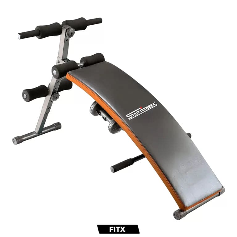 Star Fitness, Sit Up Bench Sxssb-51Ho, Black - Athletix.ae