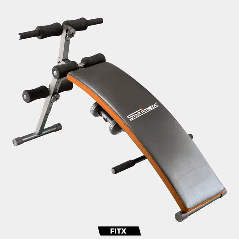 Star Fitness, Sit Up Bench Sxssb-51Ho, Black - Athletix.ae