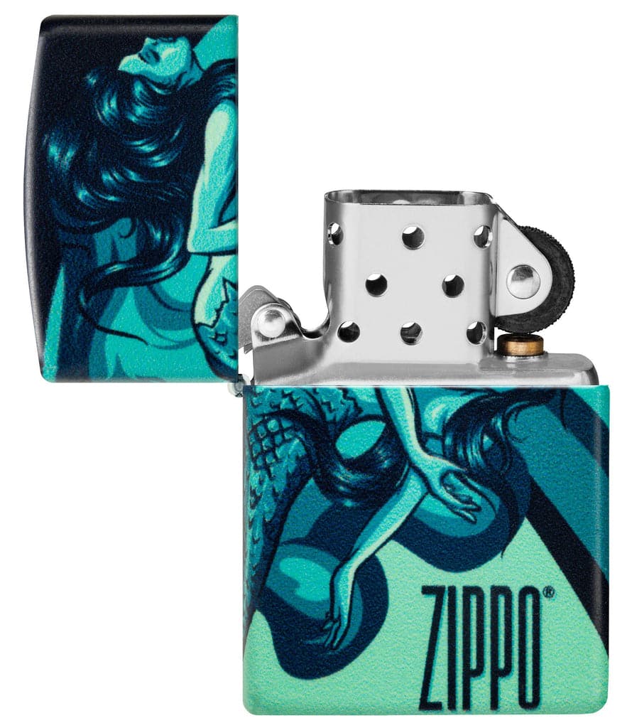 Zippo 48605 49352 Mermaid Design 540 Color Windproof Lighter - OUTBACK