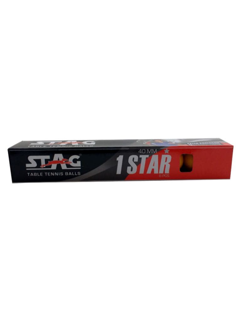 Stag Table Tennis Ball One Star - Pack Of 12 - Athletix.ae