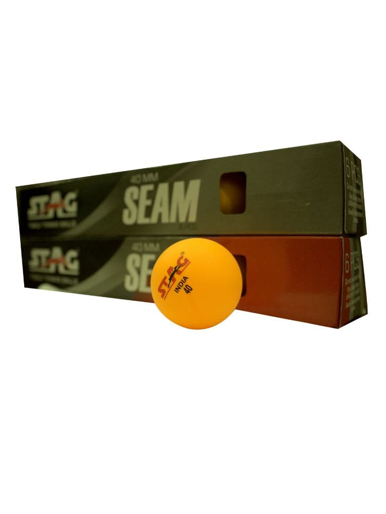 Stag Table Tennis Ball Seam - Pack Of 12 - Athletix.ae