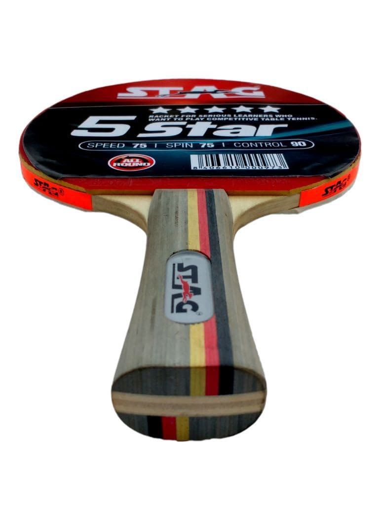 Stag 5 Star Table Tennis Racket - Athletix.ae