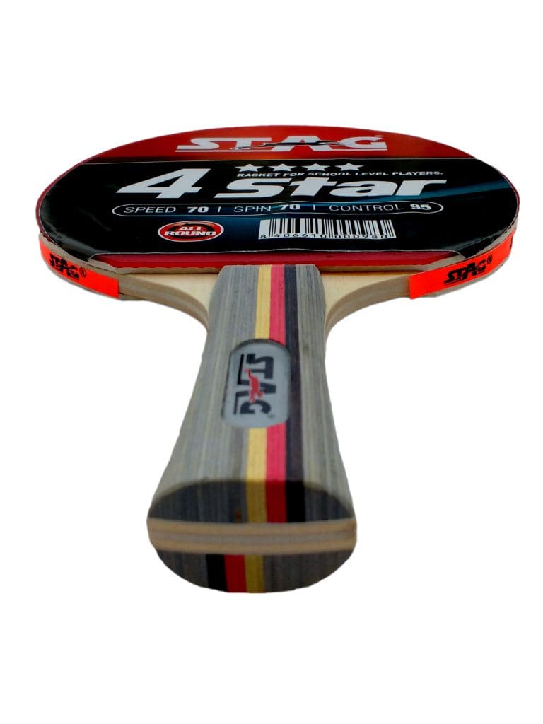 Stag 4 Star Table Tennis Racket - Athletix.ae