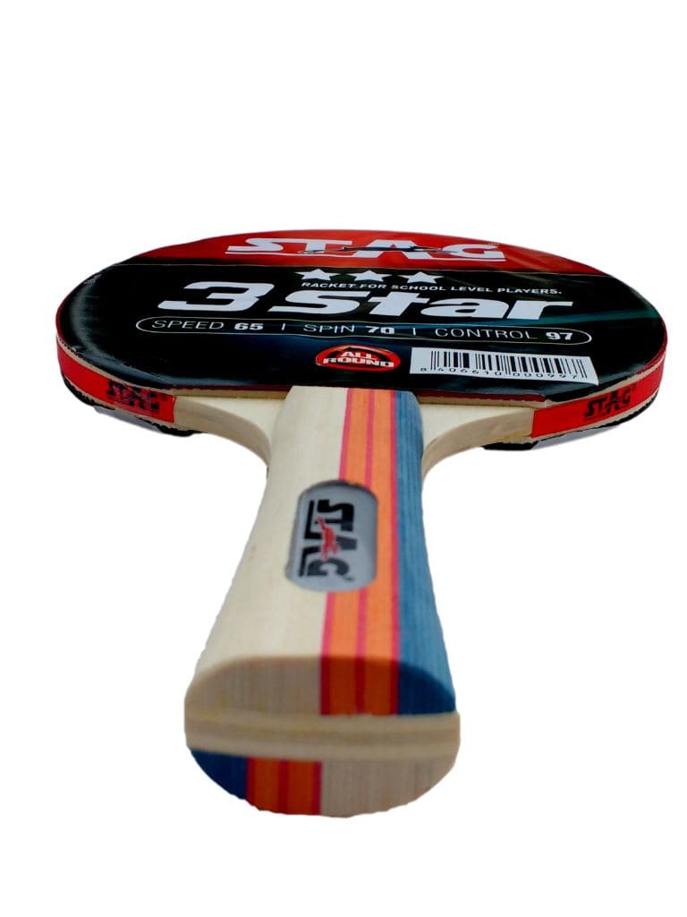 Stag 3 Star Table Tennis Racket - Athletix.ae