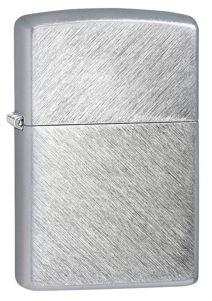 Zippo 24648 Classic Herringbone Sweep Brushed Chrome Windproof Lighter, Classic Model, Silver - OUTBACK