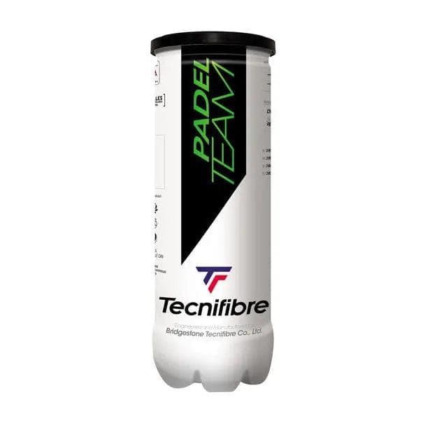 TRS Padel Tennis Tecnifibre Padel Team, Tubes Of 3 Padel Balls
