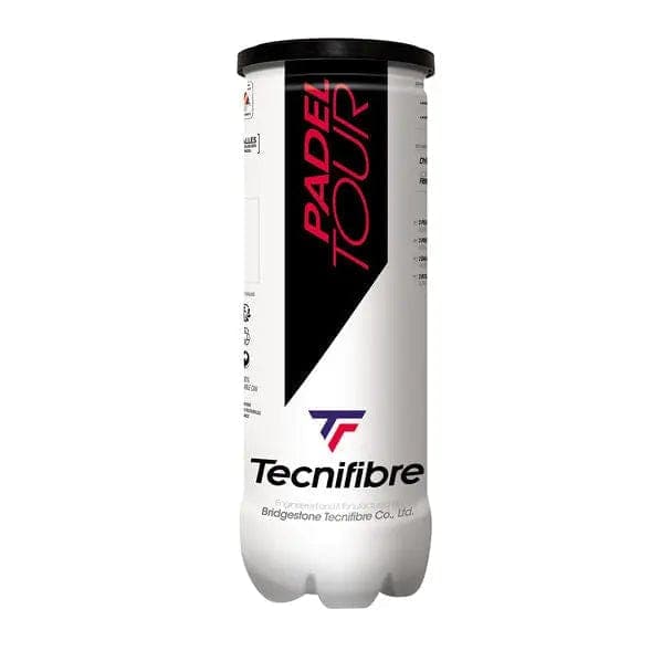 TRS Padel Tennis Tecnifibre Padel Tour, Box Of 24, Tubes Of 3 Padel Balls