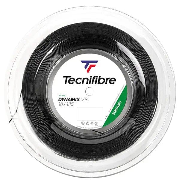 TRS Suqash Tecnifibre Reel 200M Dynamix Vp, Black, Squash Strings