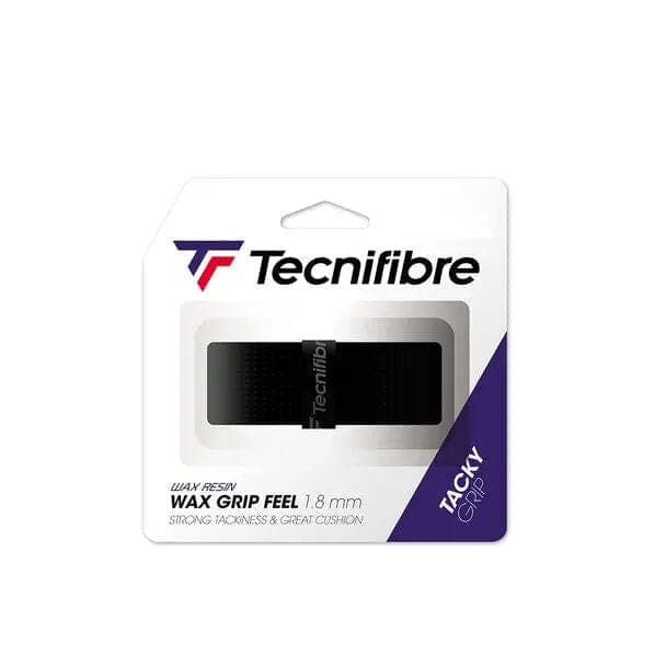 TRS Tennis Black Tecnifibre Wax Feel Grip (Box Of 12)