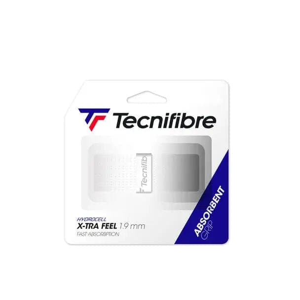 TRS Tennis White Tecnifibre X-Tra Feel (Box Of 12 D'1 Grip)