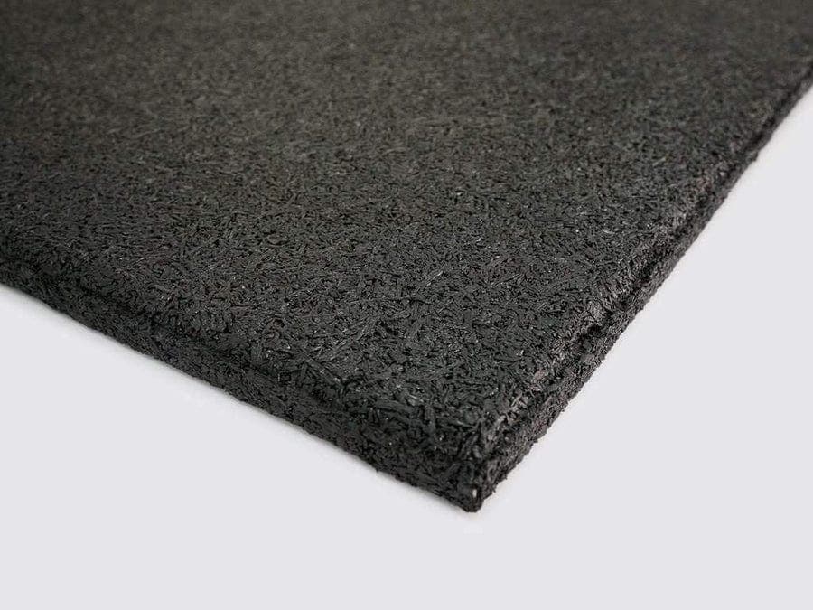 Garner VersaFit Commercial 1m x 1m x 15mm Rubber Flooring tile - Black