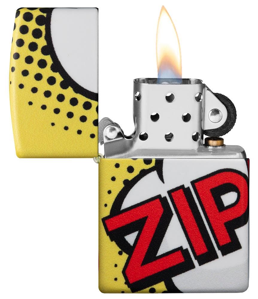 Zippo 49533 Zippo Pop Art Design 540 Color Windproof Lighter, Classic Model, MultiColour - OUTBACK