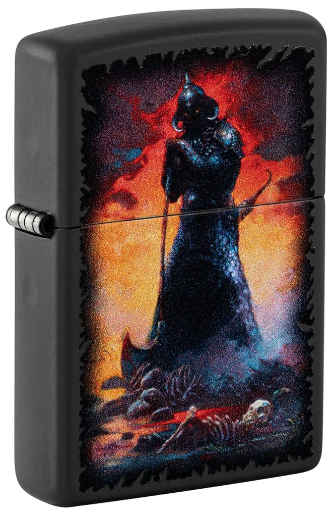 Zippo 48555 218 Frank Frazetta Black Matte Windproof Lighter - OUTBACK