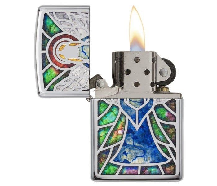 Zippo 28967 Angel Fusion Multicolor Windproof Lighter, Classic Model, Multicolour - OUTBACK