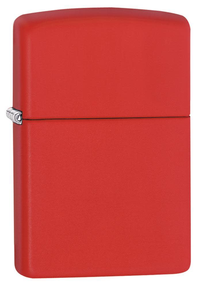 Zippo 233 Classic Red Matte Windproof Lighter, Classic Model, Red - OUTBACK