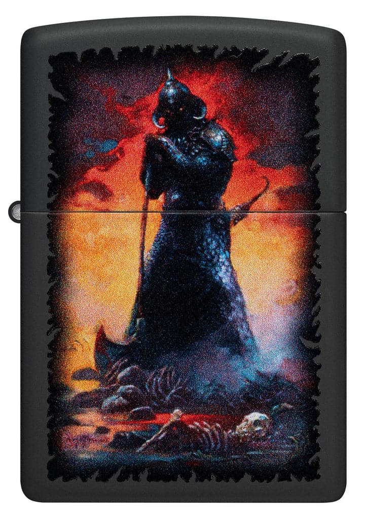 Zippo 48555 218 Frank Frazetta Black Matte Windproof Lighter - OUTBACK