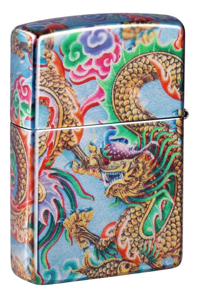 Zippo 48575 48459 Dragon Design 540 Fusion Windproof Lighter - OUTBACK