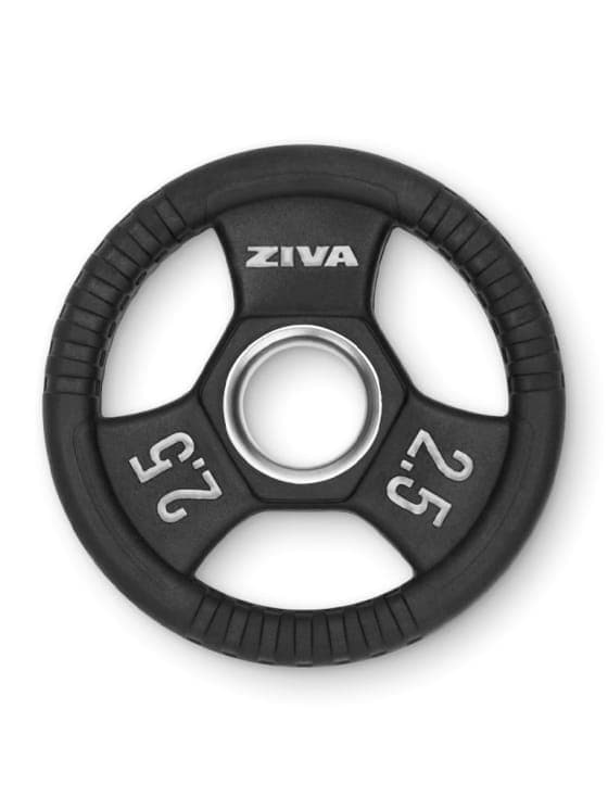 SWLLC Weight Plates & Disc 2.50 KG Ziva Performance Rubber Grip Olympic Disc