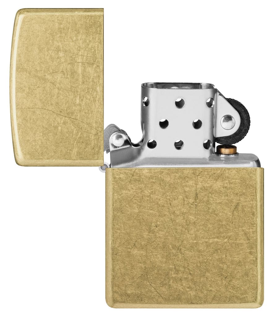 Zippo 48267 Street Brass Classic Windproof Lighter - OUTBACK