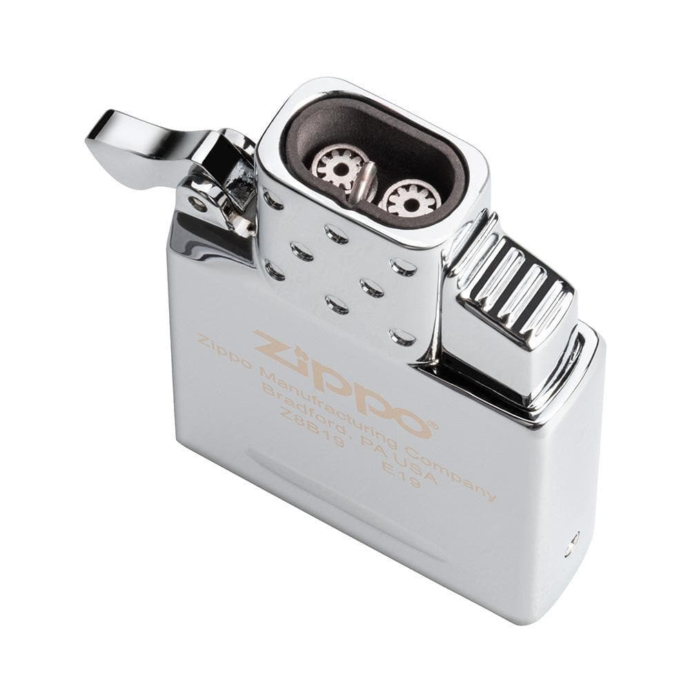 Zippo 65827 Butane Lighter Insert Double Torch, Insert Model, Silver - OUTBACK