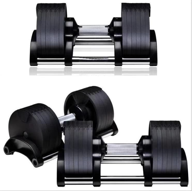 MF Adjustable Dumbbells, 2kg to 20kg - 1 Pair - Athletix.ae