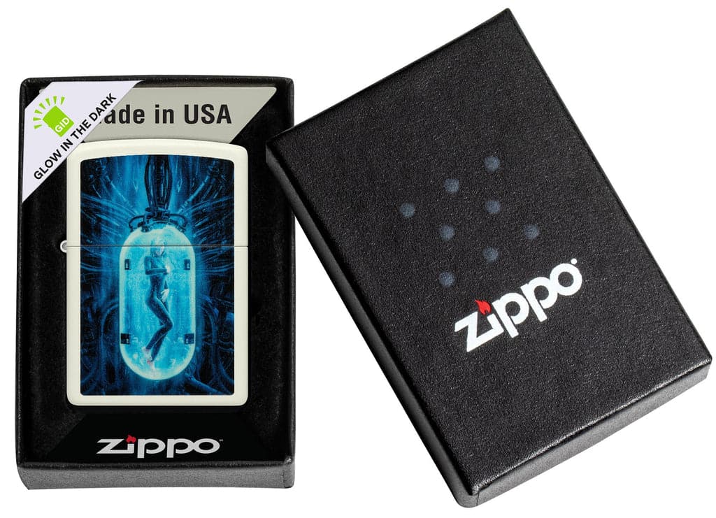 Zippo 48520 49193 Tube Woman Design Glow in the Dark Matte Windproof Lighter - OUTBACK