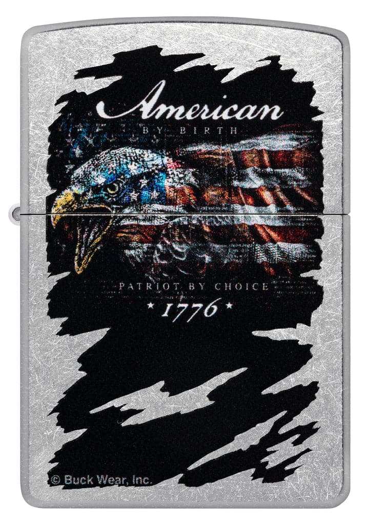 Zippo 48633 207 Buckwear Design Eagle Flag Street Chrome Windproof Lighter - OUTBACK