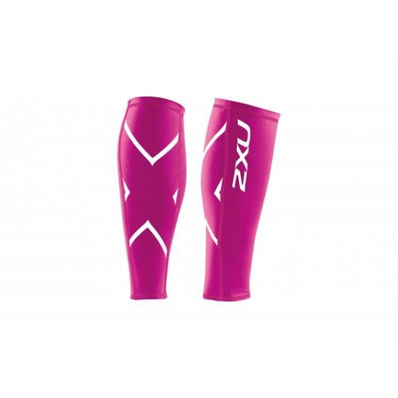 2Xu, Compression Calf Guards X Large, Ua1987B Hot Pink/Hot Pink) - Athletix.ae