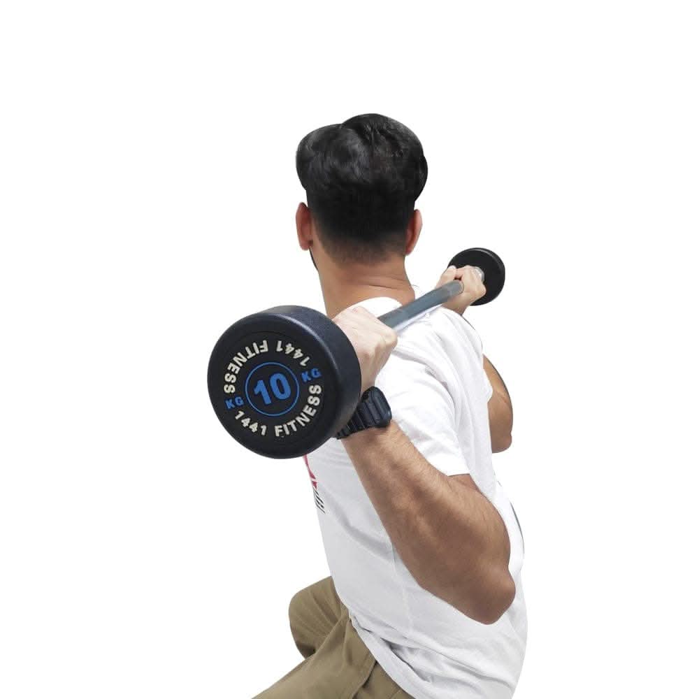 1441 Fitness Fixed Straight Barbell Weight - 10 kg - 50 kg